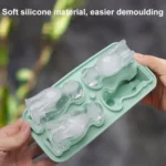 3D Dog Shaped Household Silicone Ice Mold Bar Ice Making Box - Image 4