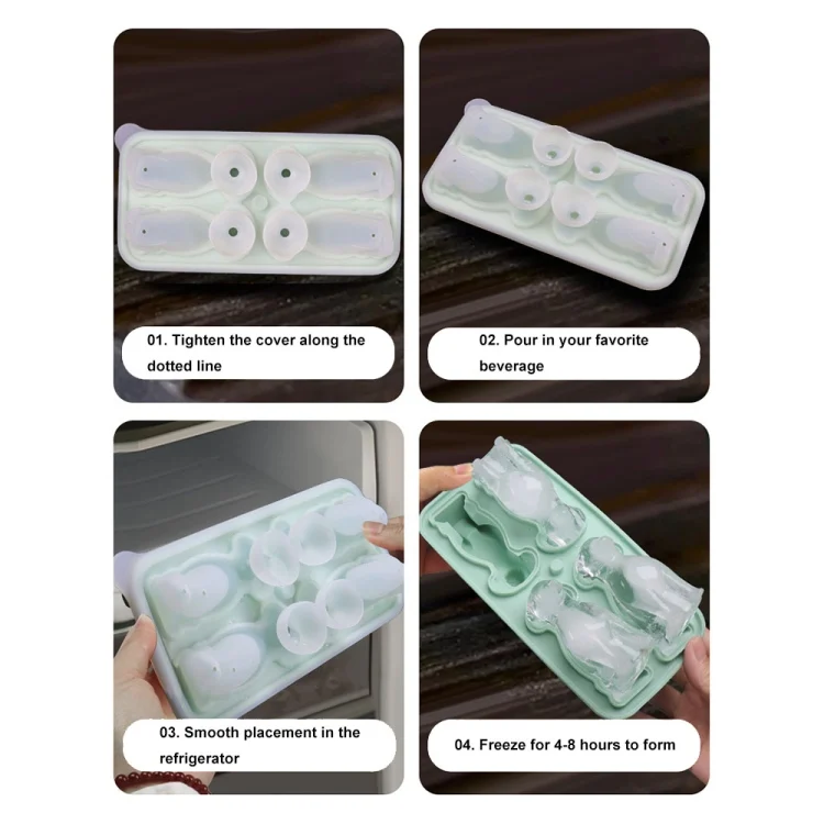 TBD06049454_B6.webp 3D Dog Shaped Household Silicone Ice Mold Bar Ice Making Box - Image 7
