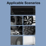 3-In-1 Car Air Outlet Double-Head Cleaning Brush Multi-Functional Detail Brush With Hammer - Image 8