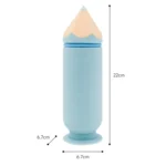 Silicone Pen Pouch Large Capacity Dirty Resistant Storage Stationery Case Pencil Case For Pupils - Image 3