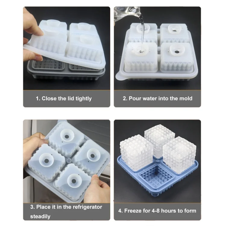 TBD06049491_B6.webp Bar Home Baking Silicone Ice Mold Whiskey Ice Box - Image 7