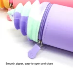 Silicone Pencil Case Pen Container Desk Large Capacity Stationery Case - Image 7