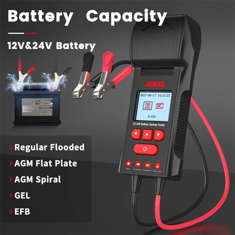 TBD06049500_B2.webp ANCEL 12V/24V Printer-Type Car Battery Tester Battery Power CCA Internal Resistance Life Detector - Image 3