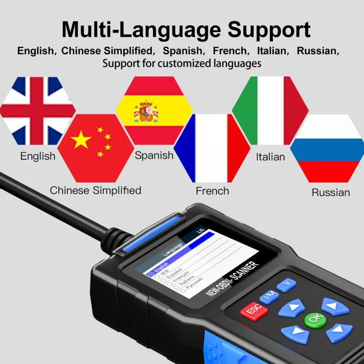 TBD06049521_B13.webp Automobile Fault Diagnostic Instrument OBD2 Engine Tester ELM327 - Image 14