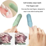 Pet Finger Toothbrush Cats Dogs Silicone Toothbrush Pet Oral Cleaning Care Tool - Image 6