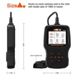 ANCEL AD530 2.8-Inch Screen OBD2 Car Engine Tester Car Battery Test Tool - Image 3