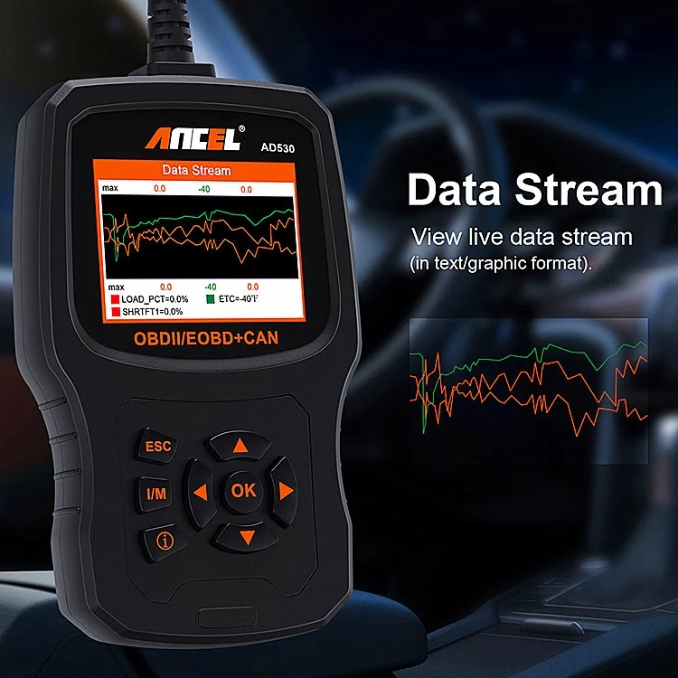 TBD06049532_7.webp ANCEL AD530 2.8-Inch Screen OBD2 Car Engine Tester Car Battery Test Tool - Image 8