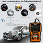 FOXWELL NT301 OBD2 Car Fault Diagnostic Instrument Live Data Code Reader Tool - Image 5