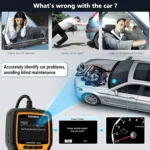 FOXWELL NT301 OBD2 Car Fault Diagnostic Instrument Live Data Code Reader Tool - Image 8