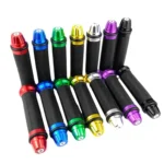 1pair 22mm Motorcycle Universal Handlebar Rubber Cover Oiler CNC Modified Handlebar Grips - Image 2