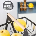 3-Layer Handheld Fruit Basket Removable Living Room Kitchen Bread Snacks Storage Basket - Image 7
