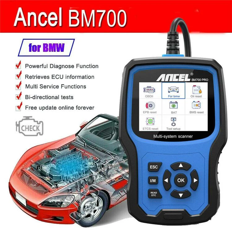 TBD06049608_4.webp ANCEL BM700 Upgraded Version For BMW Full System Diagnostic OBDII Tester Maintenance And Resetting Repair Tools - Image 5