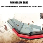 4 In 1 Motorcycle Modification Accessories Horn Windshield Windproof Protective Cover+Handlebar Plastic Throttle Grip Accessories - Image 6