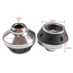 1pair Motorcycle CNC Modification Accessories Drop-proof Aluminum Alloy Fork Cup - Image 4