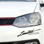 2pcs English Limited Edition Car Decorative Stickers - Image 4