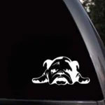 2pcs British Tired Puppy Car Decorative Sticker - Image 4