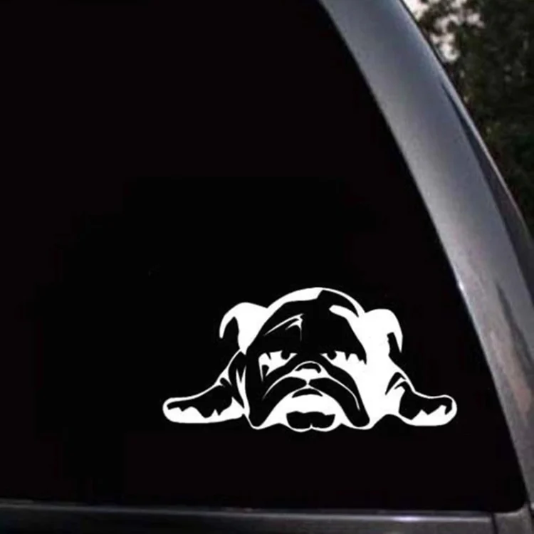 TBD06049625_B3.webp 2pcs British Tired Puppy Car Decorative Sticker - Image 4