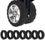 8pcs /Set Luggage Wheel Silicone Protective Cover Swivel Chair Wheel Sound Reducing Cover