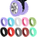 8pcs /Set Luggage Wheel Silicone Protective Cover Swivel Chair Wheel Sound Reducing Cover - Image 2