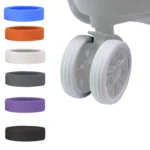 8pcs /Set Luggage Wheel Silicone Protective Cover Swivel Chair Wheel Sound Reducing Cover - Image 3