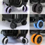 8pcs /Set Luggage Wheel Silicone Protective Cover Swivel Chair Wheel Sound Reducing Cover - Image 5