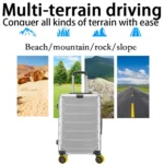 4pcs/ Set Cuttable Trolley Caster Cases Universal Wheel Silent Noise Reducing Silicone Protective Covers - Image 7