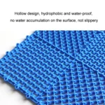 Bathroom Floor Mats Non-slip Hydrophobic PVC Hollow Dirt-resistant Foot Mats - Image 5