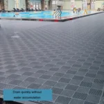 Bathroom Floor Mats Non-slip Hydrophobic PVC Hollow Dirt-resistant Foot Mats - Image 8