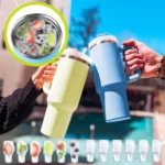 For Stanley Silicone Ice Compartment Large Capacity Ice Mould With Lid - Image 2