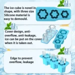 For Stanley Silicone Ice Compartment Large Capacity Ice Mould With Lid - Image 5