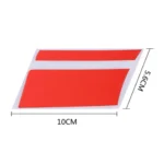 2pairs 18 inch~21 inch Car Reflective Wheel Modification Stickers - Image 3