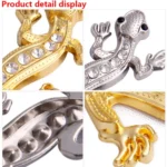 Zinc Alloy Rhinestone Gecko Metal 3D Car Sticker - Image 4