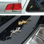 Zinc Alloy Rhinestone Gecko Metal 3D Car Sticker - Image 5