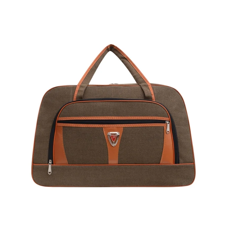 Large Capacity Travel Bag Men Short Trip Handheld Canvas Luggage Bag