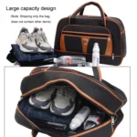 Large Capacity Travel Bag Men Short Trip Handheld Canvas Luggage Bag - Image 5