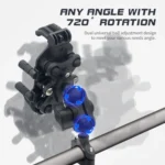 Outdoor Motorcycle Aluminum Alloy Shock-absorbing Mobile Phone Holder - Image 7