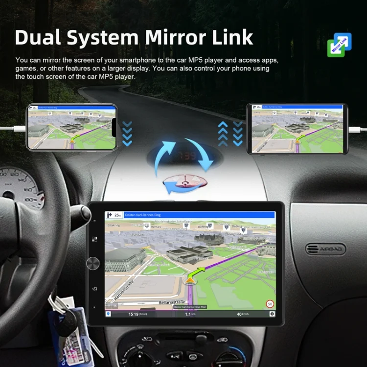 TBD06049696_B11.webp 10.4 Inch MP5 Single Butt Vertical Screen Manual Rotation Android Navigation With Wireless Carplay Backup Camera - Image 12