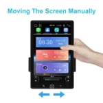 10.4 Inch MP5 Single Butt Vertical Screen Manual Rotation Android Navigation With Wireless Carplay Backup Camera - Image 4