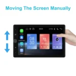 10.4 Inch MP5 Single Butt Vertical Screen Manual Rotation Android Navigation With Wireless Carplay Backup Camera - Image 5