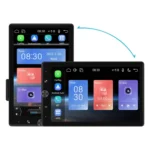 10.4 Inch MP5 Single Butt Vertical Screen Manual Rotation Android Navigation With Wireless Carplay Backup Camera - Image 6