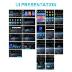 10.4 Inch MP5 Single Butt Vertical Screen Manual Rotation Android Navigation With Wireless Carplay Backup Camera - Image 7