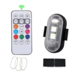 Wireless Remote Control Motorcycle Universal Colorful Flashing Warning Light