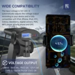 Motorcycle PD+USB Fast Charging Mobile Phone Charger Rearview Mirror Extension Bracket - Image 8