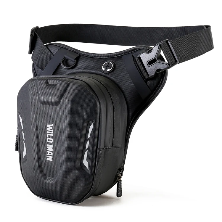 WILD MAN L1 3L Outdoor Motorcycle Riding Hard Shell Waist Bag Sports Cross-body Bag