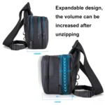 WILD MAN L1 3L Outdoor Motorcycle Riding Hard Shell Waist Bag Sports Cross-body Bag - Image 4