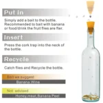 2pcs / Box Fruit Fly Catch Trap Insect Mosquito Luring Fly Tools - Image 5