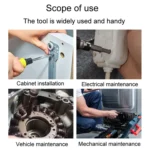 Chrome Vanadium Steel Bit Set Appliance Repair Electrical Drill Accessories With Magnetic - Image 6