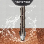 Hexagonal Shank Spiral Flute Cross Alloy Drill Bits Glass Tile Four Edge Drivers - Image 7