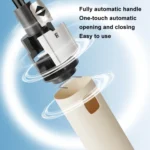 24 Bones Vinyl Folding Umbrella Sunny and Rainy Fully Automatic Sun Shading Umbrella - Image 5