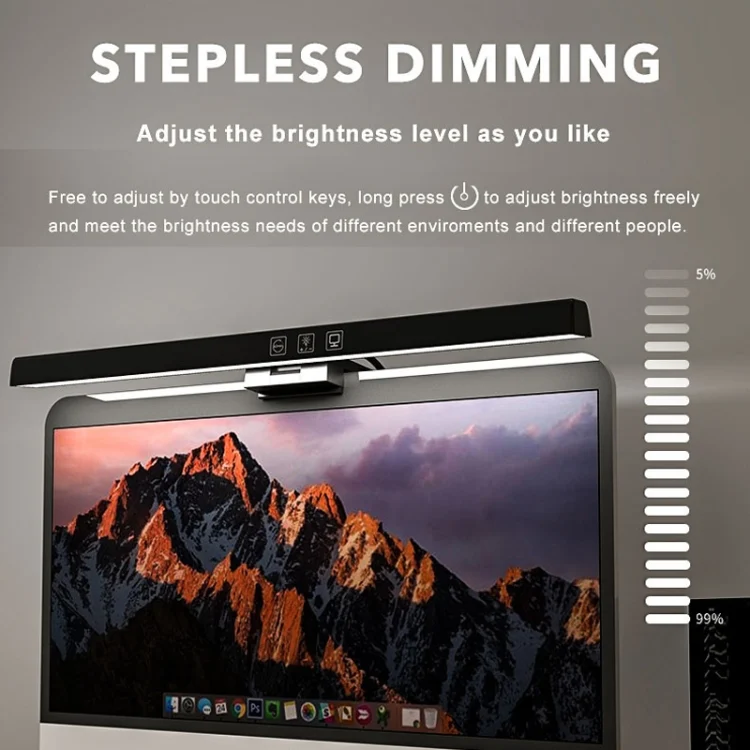 TBD06049727_B6.webp TB-30SA 33cm Timing Dimming Display Asymmetric Working Eye Care LED Desk Lamp Laptop Screen Hanging Light - Image 7